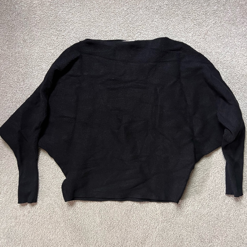 Philosophy Black Crew Neck Sweater